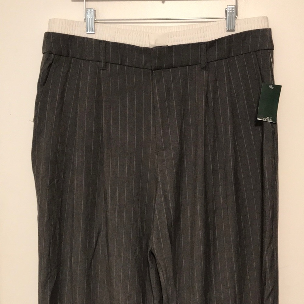 NEW High-Rise Wide Leg Boxer Trousers - Wild Fable - Picture 4 of 9